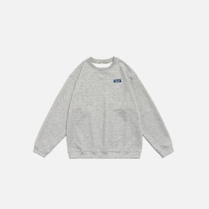 Sweat Solid Embroidered