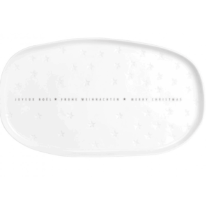 Plat joyeux noël en porcelaine Räder